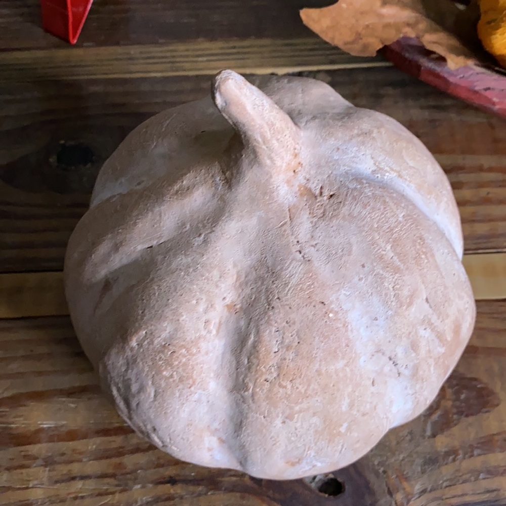 Pottery Barn Terra Cotta Pumpkin - Picture 9 of 12